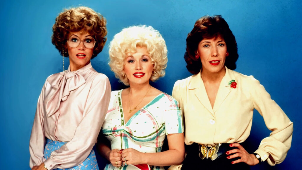 Lily Tomlin, Dolly Parton and Jane Fonda in 9-5