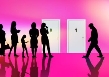 Women’s toilet queues