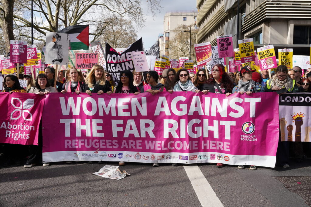 march against the far right